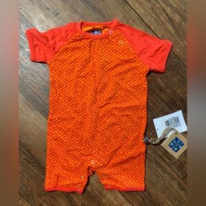 Kickee Pants Orange New Size 3-6 months